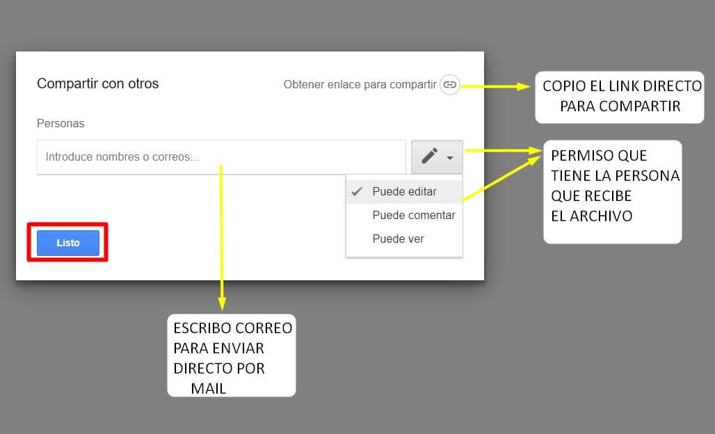 cómo usar google drive