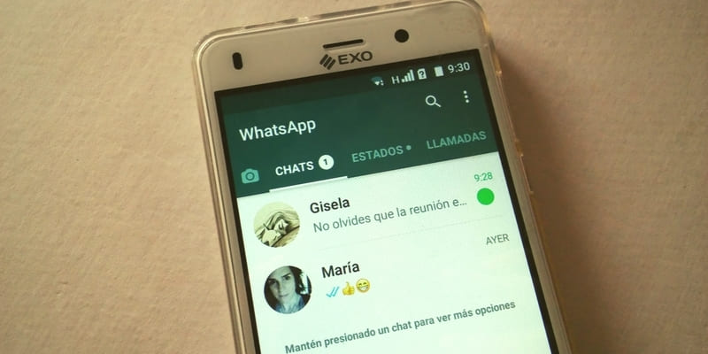 como marcar chat como no leído en whatsapp