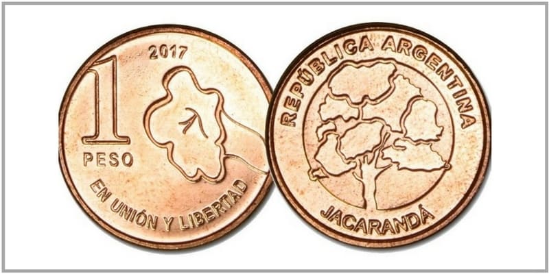 nueva moneda de 1 peso