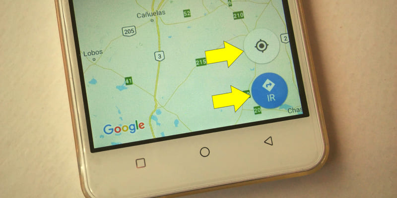 cómo usar google maps en el celular