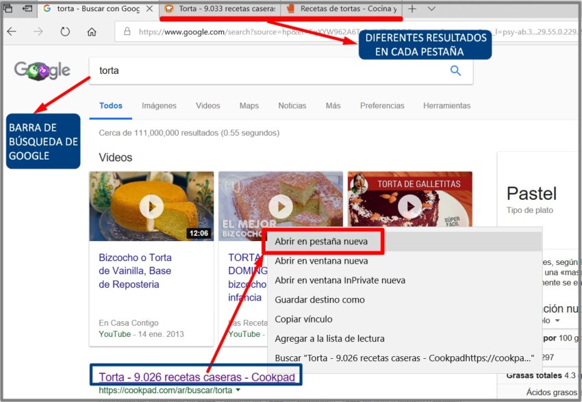 cómo usar el buscador google