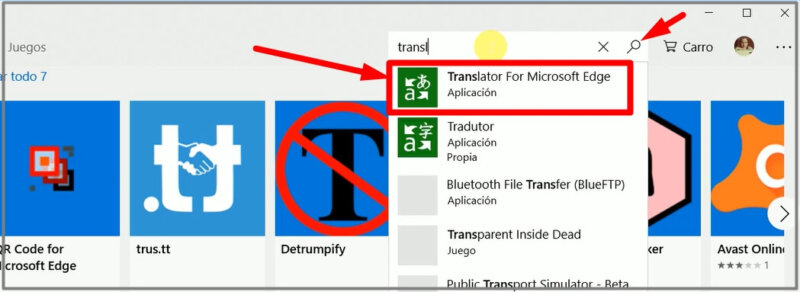 traducir una página de internet