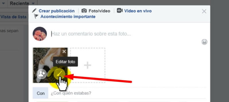 como hacer publicacion en facebook