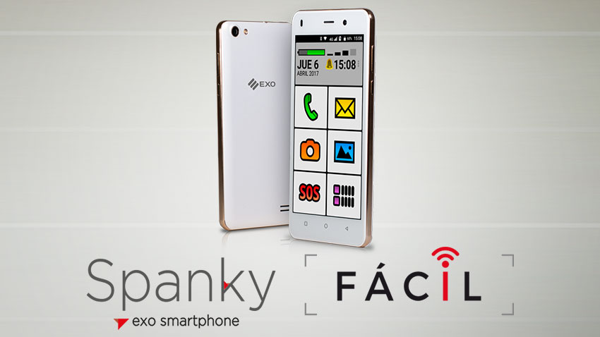 Además del diploma pudimos obsequiarle un celular smartphone EXO Spanky Fácil 4G