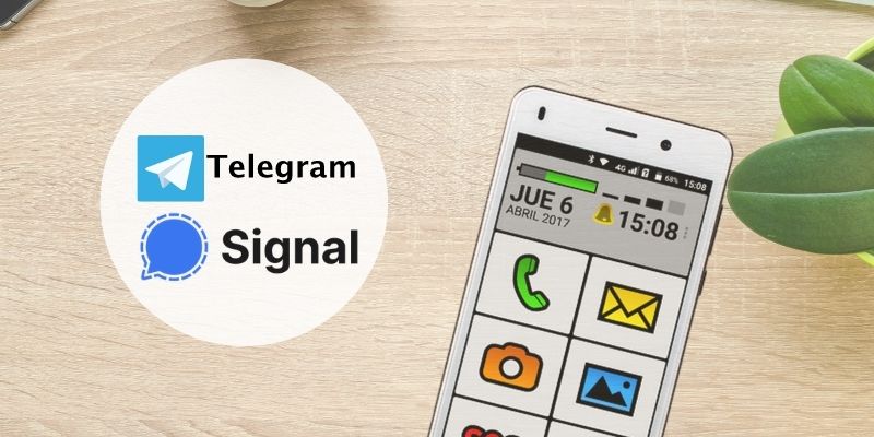 signal y telegram