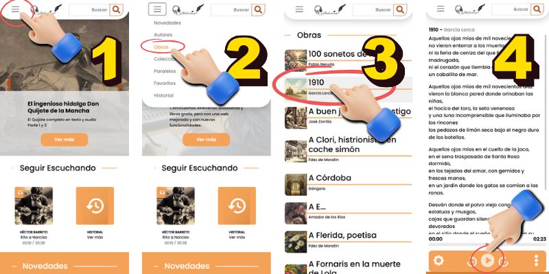 Capturas de pantalla del sitio albalearning.com